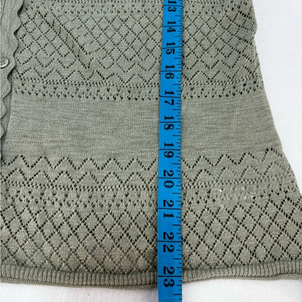 NWT Frye Seagrass green. Medium Cardigan Sweater - Picture 8 of 8